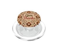 Cozy Autumn Quilt Floral Leaves Rustic Farmhouse Decor PopSockets PopGrip for MagSafe
