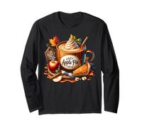 Cozy Autumn Stuff with Apple Pie Coffee Mug for Fall Teacher Long Sleeve T-Shirt