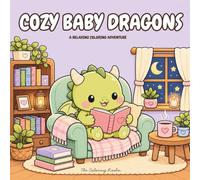 Cozy Baby Dragons: A Relaxing Coloring Adventure