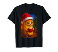 Cozy Banana Cat Christmas Meme Cute Xmas Kitty T-Shirt