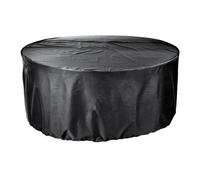 Cozy Bay Ezbreathe 6 8 Seat Round Patio Set Cover In Black
