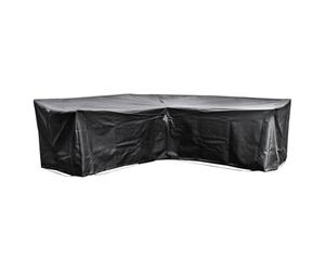 Cozy Bay Ezbreathe Medium L Shape Sofa Cover In Black