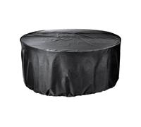 EZBreathe 4-6 Seat Round Patio Set Cover in Black Cozy Bay Furniture Black One Size