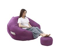 Cozy Bean Bag Chair, Soft Stuffed Sofa for Small Spaces, Fluffy Recliner Armchair for Living Room, Perfect for Reading & Gaming, Compact Couch for Ultimate Comfort