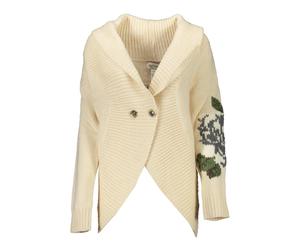 Cozy Beige Wool Cardigan Jumper - female - Blugirl - Cardigans - Beige - XL - Knitwear XL