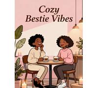 Cozy Bestie Vibes: A Cute and Easy Coloring Book for Adults and Teens Featuring Friendship Moments, Self-Care Days, and Simple Joys: Featuring Cozy ... Scenes Celebrating African American Girls