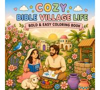 Cozy Bible Village Life: Bold and Easy Coloring Book