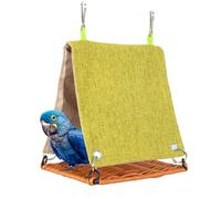 Cozy Bird Bed for Cage, Hanging Bird Nest & Hideaway Hut - Washable Parakeet Cage Accessories, Soft Bird Hammock for Parakeet, Cockatiel, Lovebird, Conure, Finch, Budgie