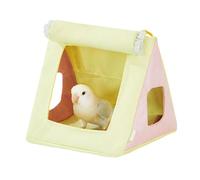 Cozy Bird Hammock, Soft Parakeet Sleeping Bed, 6.69x6.3x5.91 inches, Hanging Lovebird Snuggle Nest, Plush Parrotlet Resting Cave, Warm Cockatiel Hut for Year-Round Comfort