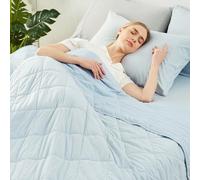 Cozy Bliss Cooling Throw Blanket for Hot Sleepers, Q-Max 0.4 Cooling Comfort 50x70, Cold Blankets for Night Sweats Sleeping, Ultra-Cool Lightweight Breathable Summer Blanket for Bed Travel