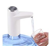 Cozy Blue Water Dispenser, Portable Water Bottle Pump for Universal 3, 4 and 5 Gallon with USB Electric Charging and Automatic Off Switch (White)