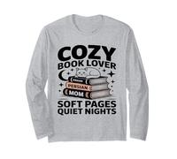 Cozy Book Lover Persian Mom Soft Pages Quiet Nights Long Sleeve T-Shirt