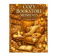 Cozy Bookstore Moments: A Coloring Book