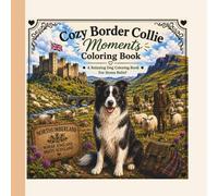 Cozy Border Collie Moments: A Relaxing Dog Coloring Book For Stress Relief