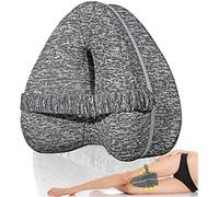 Cozy BoSpin knee pillow Leg | Memory Foam Wedge Pillow | Leg Pillows for Sleeping,Leg Pain, Knees Pain, Joints Pain & Pregnancy Bed Leg Cushion for Side Sleepers (Gray)