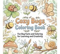 Cozy Bugs Coloring Book : Fun Bug Facts and Coloring for Learning and Creativity