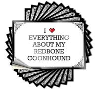 Cozy, Bumper Door I Love Everything About My Redbone Coonhound | Western Bath Sets(12X18CM)