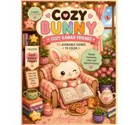 Cozy Bunny - Coloring Book: Cozy Kawaii Friends Series