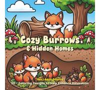 Cozy Burrows & Hidden Homes: 50 - Coloring Designs to Help Enhance Relaxation