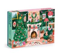 Cozy by the Fireplace 1000 Piece Puzzle, Galison,