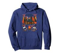 Cozy Cabin Reading Retreat Autumn Bookish Escape Hygge Pullover Hoodie