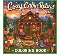 Cozy Cabin Retreat Coloring Book: Bold and Easy Woodland Cabins, Cozy Interiors, Peaceful Forest Escapes, and Relaxing Nature Scenes for Adults and Teens