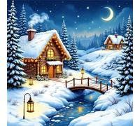 Cozy Cabin Woods 200 Piece Jigsaw Puzzles for Adults and Kids, Impossible Puzzle, Jigsaws 200 pieces for adults Gifts, Difficult jigsaw puzzles for The Whole Family