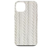 Cozy Cable Knit White Winter Christmas Theme Case for iPhone 13