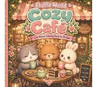 Cozy Café: cute & cozy café animals coloring book (Fluffle World)