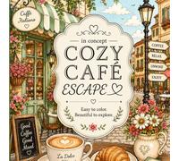 Cozy Café Escape Coloring Book: Relaxing Café Moments for Stress Relief & Creativity (Cozy Moments)