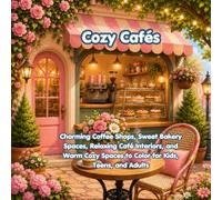Cozy Cafés: Charming Coffee Shops, Sweet Bakery Spaces, Relaxing Café Interiors, and Warm Cozy Spaces to Color for Kids, Teens, and Adults (Cozy and Cute Spaces Series)