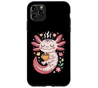 Cozy Caffeinated Axolotl Morning Latte Vibes Case for iPhone 11 Pro Max