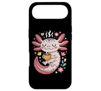 Cozy Caffeinated Axolotl Morning Latte Vibes Case for iPhone Air