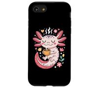 Cozy Caffeinated Axolotl Morning Latte Vibes Case for iPhone SE (2020) / 7/8