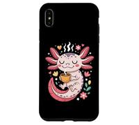 Cozy Caffeinated Axolotl Morning Latte Vibes Case for iPhone XS Max
