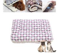Cozy Calming Cat Blanket, Cat Bed Self Heating Pet Pad, Ultra Soft and Warm Dog Cat Bed Mat Flannel Blanket, Dog Blankets for Indoor Cats, Warm Pet Mat in A Variety of Sizes to Fit Most Pets (F,3XL)