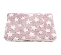 Cozy Calming Cat Blanket, Ultra Soft Dog/Cat Bed Mat with Cute Prints, Cuddly Blanket for Cats, Heat Mat in Various Sizes for Most Pets (Pink, 34 cm x 27 cm)