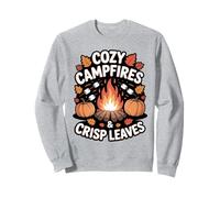 Cozy Campfires & Crisp Leaves Camping Autumn Sweatshirt