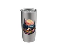 Cozy - Camping - Tent - Boho - Forest - Mountains Stainless Steel Insulated Tumbler