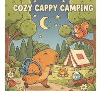 Cozy Cappy Camping: Coloring Book for Adults and Teens and Kids, Bold and Easy Cute Designs, Cute Capybara (Cozy Cappy Adventures)