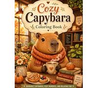 Cozy Capybara Coloring Book: A fun and cute activity book for children. (Cozy World Coloring Book Series)