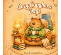 Cozy Capybara Days: Cute and Relaxing Coloring Book with Cozy Scenes, Tea Time, Self Care and Sweet Adventures (Cozy Capybara Life)