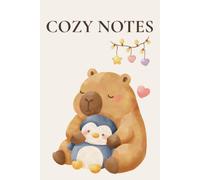Cozy Capybara Notebook: Cute Graph Paper Notebook with Penguin Friend | 120 Pages | 6 x 9 Inches: Cute Capybara & Penguin Cover | 120 Graph Paper ... Work, Math, Sketching & Everyday Notes