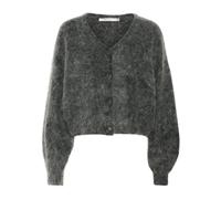Cozy Cardigan with Puff Sleeves - female - Gestuz - Cardigans - Gray - M - Knitwear M