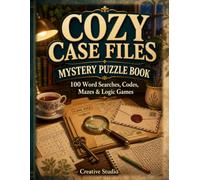 Cozy Case Files Mystery Puzzle Book: 100 Word Searches, Codes, Mazes & Logic Games