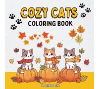 Cozy Cat Coloring Book for Adults & Teens | 50 Bold, Easy, and Relaxing Cat Designs for Stress Relief, Mindfulness, and Creative Fun