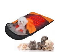 Cozy Cat Heated Sleeping Sack - Pet Warming Sleep Bag, Travel Gear Outdoor Heated Dog Bed | Warm Pad Pet Sleeping Bed, Machine Washable for Travel, Backpacking, Hiking, and Camping