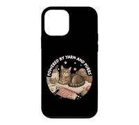 Cozy Cat Knitting Crochet Craft Lover Vintage Purrs Design Case for iPhone 12 mini