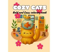 COZY CATS: Bold and Easy coloring book