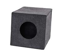 ＡＷＨＡＯ Cozy Cave Bed for Small Pets - Foldable And Soft Indoor Kennel, black